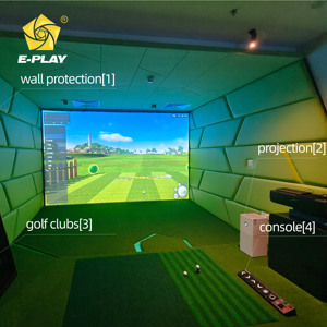 Simulateur de <span class=keywords><strong>golf</strong></span> d'intérieur intelligent Eplay - Pointage automatique, changement de scène, installation facile, 6 jeux, écran tactile infrarouge pour - Product Image 3