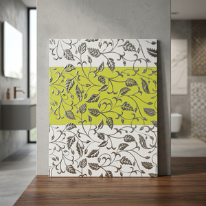 Luxury Decorative Designer Third Fired Golden Silver Ceramic Wall <b>Tiles</b> for Arabic Look Porcelain Decor 30x60cm - Product Image 1