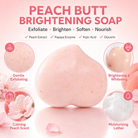 Savon Artisanal Forme Pêche à Froid, à Base de Plantes, Extrait de Rose, Huile de Coco, Hydratant, Nourrissant, Éclaircissant, Doux, OEM