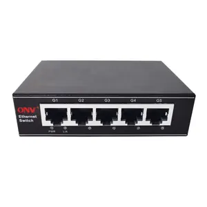 Hot Selling 4W 5 Port Gigabit Ethernet Switch CCTV Netzwerk Switch Non Poe für CCTV-Kamerasystem