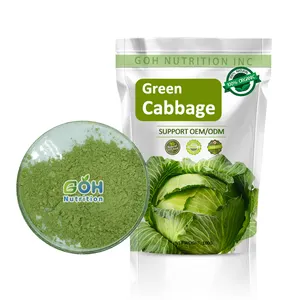 GOH Hot Selling Green Vegetables Powder Pure Natural Organic Green Cabbage Juice Powder
