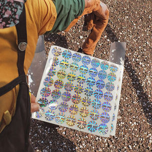 Custom Adhesive <b>Security</b> Holographic Tamper-Proof Label <b>Sticker</b> with PET Material Hologram Laser Design - Product Image 3