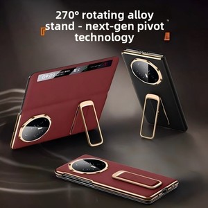 Funda de cuero con protección completa anticaídas para teléfono móvil Honor Magic V3, compatible con pantalla plegable. - Product Image 5