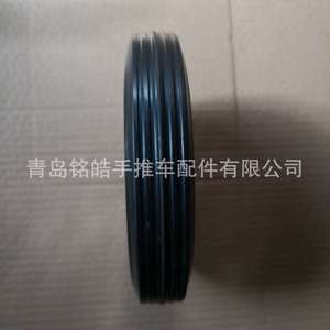 ล้อรถเข็นยางตัน Qingdao Minghao ขนาด 8x1.75 นิ้ว แบบลูกปืน สีแดง สำหรับรถเข็นมือ รถเข็นเครื่องมือ รถเข็นกระเป๋าเดินทาง - Product Image 3