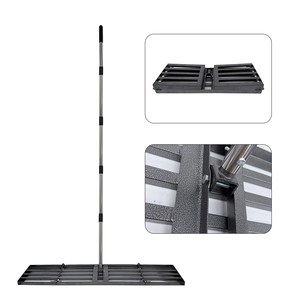 <span class=keywords><strong>Râteau</strong></span> de nivellement de pelouse pliable en gros, manche long réglable, niveleur de sol robuste pour gazon, <span class=keywords><strong>terre</strong></span> et sable, approvisionnement en vrac - Product Image 3