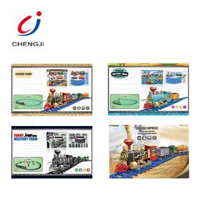 ร้อนไฟฟ้าพลาสติกการศึกษารุ่น10ชิ้นแสง <span class=keywords><strong>Diy</strong></span> รถไฟติดตามของเล่นรถไฟชุด - Product Image 6