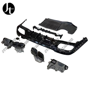 Diffuseur arrière pour <span class=keywords><strong>Mercedes</strong></span> Benz W206 classe C C200L C240 <span class=keywords><strong>C250</strong></span> c280 changement C63 AMG lèvre arrière tuyau d'échappement <span class=keywords><strong>2022</strong></span> + - Product Image 5