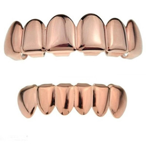 Set top e bootom grillz placcato oro o argento - Product Image 6