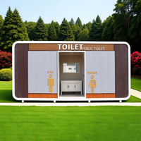 Toilettes mobiles en plastique Jiaxin pour la protection de l'environnement, avec garantie d'un an, pour les parcs, les zones scéniques et l'utilisation en extérieur