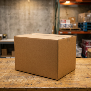 Heavy Duty Double Wall Cardboard Carton <b>Brown</b> Corrugated Shipping <b>Box</b> for Industrial <b>Storage</b> - Product Image 1