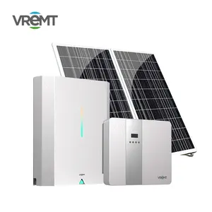 VREMT Longa Vida De Ciclo Ip55 Lifepo4 Bateria Fonte De Energia Solar De Armazenamento De Energia 6000 Ciclos De Energia Parede Lifepo4