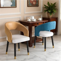 Fauteuil de restaurant minimaliste moderne, chaise de salle à manger italienne minimaliste en acier inoxydable, chaise de salle à manger standard antique