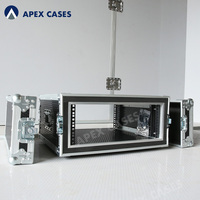 APEX CASES RK-SP-4U OEM - Estuche de Transporte Resistente a Impactos para Mezclador, Equipo de Sonido PA, Servidor en Vivo y Amplificador de Audio