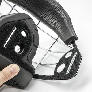 อุปกรณ์ป้องกันฮอกกี้สนามขายส่งจากโรงงาน หน้ากากป้องกันใบหน้าและหมวกกันน็อคพร้อมกรงป้องกัน - Product Image 5