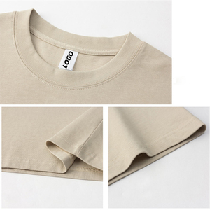 Wholesale 100% Cotton Blank Oversized Plain Tshirt 260G Heavy Weight Custom <strong>3d</strong> Logo Graphic Boxy Fit Men Tee <strong>T</strong> <strong>Shirt</strong> - Product Image 3