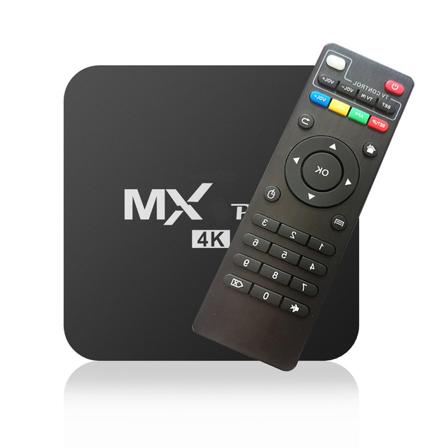 Tripsky MXQ Pro 4K Android TV Box 4K Dual Band WiFi 1GB+8GB HDMI 2.0 USB3.0 Smart Media Player Set Top Box