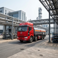 Camion-citerne de transport d'huile en alliage d'aluminium 8x4 Euro 6 pour la livraison de carburant diesel et essence