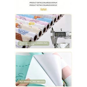 Papel Tapiz Autoadhesivo <span class=keywords><strong>de</strong></span> Seda con Estampado Floral Botánico Moderno, Vinilo Decorativo <span class=keywords><strong>para</strong></span> Pared <span class=keywords><strong>de</strong></span> Dormitorio, Comedor, Escuela, Estilo Xiaomi - Product Image 6