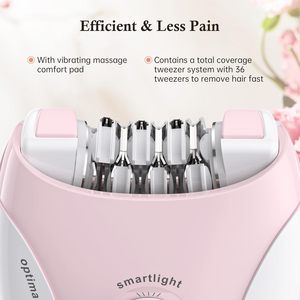 KD-216 Épilateur électrique rose rechargeable par USB, nouvel épilateur pour femmes, appareil d'épilation - Product Image 3