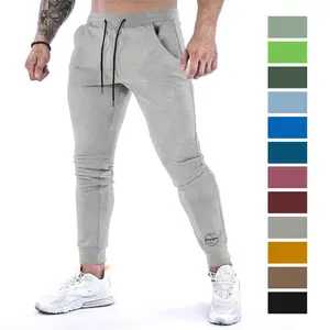 High Quality Luxury Silk Screen Printing Running Custom Fleece Sports Track Wholesale Gym Men Jogger Pants Cotton Trouser