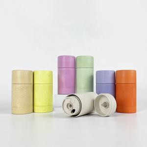 60ml Nachfüllbarer Leerer Deodorant-Stick aus Weizenstroh-Material mit Drehverschluss Plastik-Kosmetikbehälter Schraubverschluss-Flasche - Product Image 3