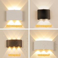 CANMEIJIA IP65 Luminaire Mural Extérieur/Intérieur Étanche Lampes Murales d'Extérieur/Applique Murale LED