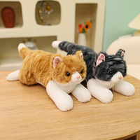 Jouets en peluche personnalisés OEM/ODM, chaton réaliste, mignon et doux, dessin animé, vente chaude