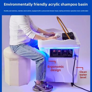 Neuestes Tragbares Kopf-Spa-Shampoo-Waschbecken mit 60L 18L Wassertank Kopf-Spa-Haarwaschset-Maschine mit Dampf-Wasser-Zirkulation - Product Image 4