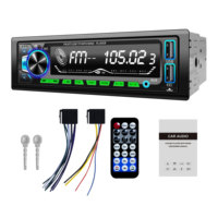 Cassette stéréo de voiture universelle 1din, lecteur de musique Mp3 USB avec sortie mains libres AUX subwoofer