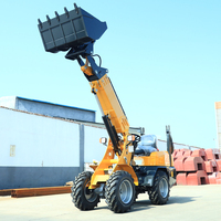 Mini-chargeuse diesel de fabrication chinoise pour travaux agricoles, de construction et de terrassement, chargeuse sur roues pour la maison, le verger et le jardin