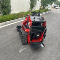 Mini Caricatore su Ruote Idraulico Consigliato con Trituratore e Spaccalegna per Trasporto di Tronchi in Magazzini e Foreste