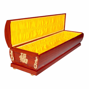 Ataúdes y Féretros <span class=keywords><strong>de</strong></span> Madera para Adultos Qianrui, Precio <span class=keywords><strong>de</strong></span> Fábrica, Acabado Brillante, OEM ODM, Ataúd <span class=keywords><strong>de</strong></span> Madera Premium Personalizado para Funerarias - Product Image 3