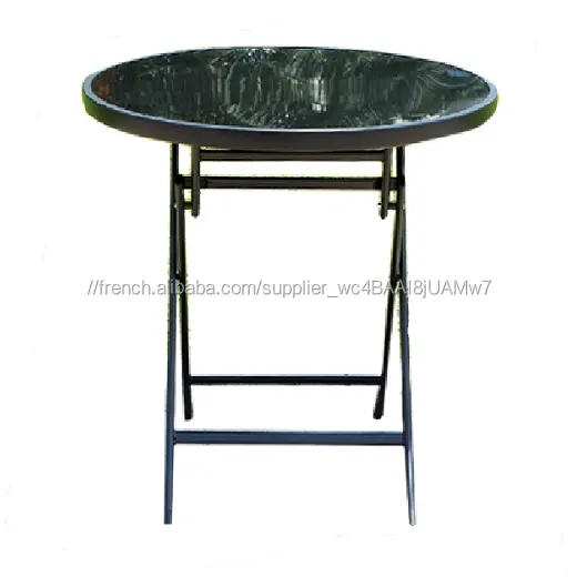Extension ronde en verre trempé table à manger table à manger table à manger ronde en marbre
