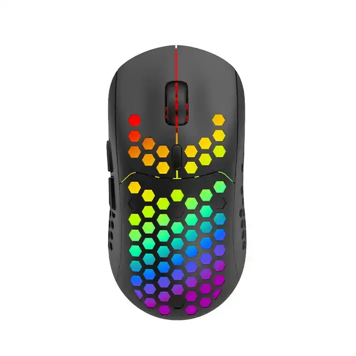 Mouse Gaming Rgb nirkabel yang dapat diprogram 2023 terbaik grosir Mouse Gaming komputer Gamer Fio Sem