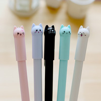Stylo Gel Queue de Chat Créatif, Stylo Signature Mignon, Papeterie Animale Kawaii pour Étudiants, Fournitures Scolaires et de Bureau en Gros