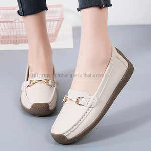Zapatos Planos Cómodos de Maternidad para Mujer, Primavera Verano, Tipo Mocasín con Superficie Suave, Tallas Grandes 35-44, para Madres - Product Image 3