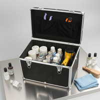 Valise à outils portable pour coiffure, boîte de rangement pour outils, boîte de toilettage pour chevaux en aluminium OEM/ODM, sans frais de moule, mallette de toilettage pour animaux