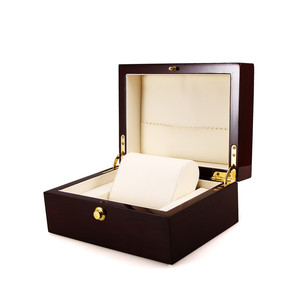 Caja de Exhibición para Relojes de Madera Pintada de Alta Calidad con Impresión de Logotipo Personalizado, Empaque Elegante para Relojes - Product Image 3