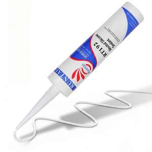 Scellant en silicone neutre blanc toutes saisons, résistant aux UV, imperméable, adhésif en silicone à durcissement neutre pour l'étanchéité extérieure - Product Image 1