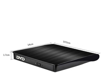Masaüstü kullanım için Windows 11 ile uyumlu PC ve dizüstü bilgisayar için USB 3.0 harici optik sürücü DVD OYNATICI ve CD brülör
