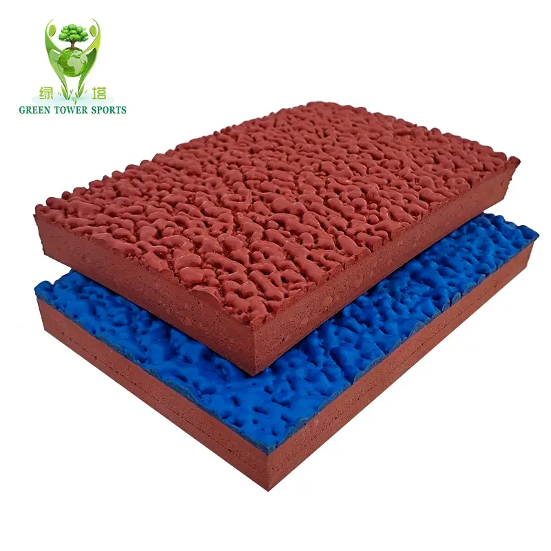 Composite Plastic Running Track For Synthetic Rubber Field