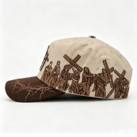 Gorras de béisbol de alta calidad para hombre, con corona media curvada, visera de gamuza deportiva, 5 paneles, estilo A-Frame, gorras Del Barbas