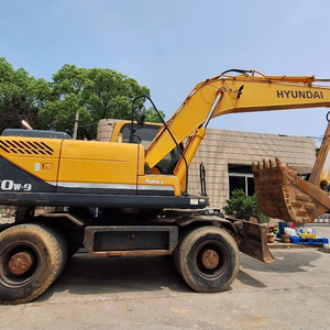 Excavatrice sur chenilles Hyundai 210W-9 originale d'occasion de haute qualité machine Hyundai 210w-9 de 21 tonnes à vendre - Product Image 1