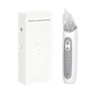 Aspirateur nasal électrique pour bébé avec 3 niveaux d'aspiration réglables, nettoyage automatique et fonctions musicales - Product Image 1