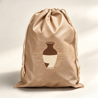 Sac à cordon personnalisé avec logo vague océanique, anti-poussière et réutilisable, idéal pour les événements sportifs, la promotion scolaire et les cadeaux.