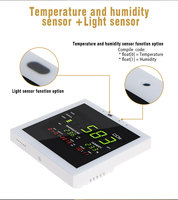 Contrôleur de clavier noir/blanc Portworld 4 pouces, automatisation domestique, connexion KNX par RS485 pour le contrôle centralisé de la maison intelligente