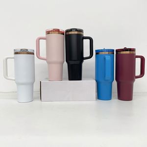 Gobelet isotherme 40 oz en cuivre plaqué avec logo personnalisé pour impression DIY, revêtement poudré, anti-fuite, pour café, bière, voyage - Product Image 2