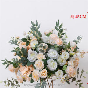 <span class=keywords><strong>Centrotavola</strong></span> Personalizzato con Rose Nere e <span class=keywords><strong>Pampas</strong></span>, Composizione Floreale per Matrimoni, Accessori per Eventi e Feste, Decorazioni per Palcoscenico - Product Image 3