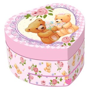 Teddy Bear Music <b>Box</b>-<b>Heart</b>-<b>Shaped</b> Toy with Melodious Tunes - Product Image 2