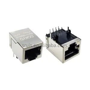 PCB modular jack rj45 ethernet 8 pinos rj45 conector